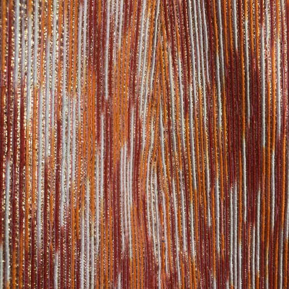 Alice + Olivia Pacey Orange Lantern Shimmer Dress Size 4 (I) - Picture 6 of 9